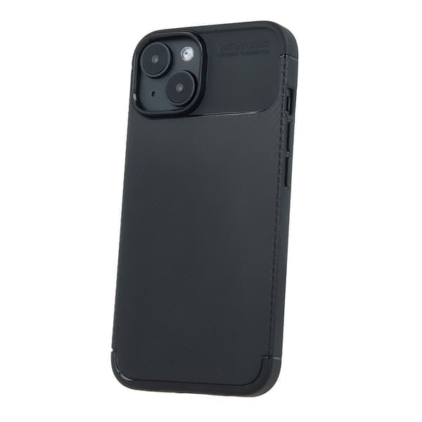 Sort bagcover til Samsung Galaxy A35 5G - kulfiber