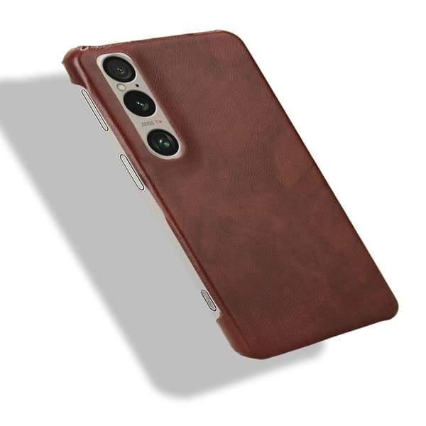 SKALO Sony Xperia 1 VI PU-nahkainen Suojakuori - Ruskea