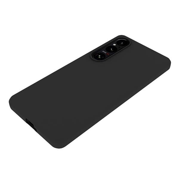 SKALO Sony Xperia 1 VI Matte Black Ultra-tynd TPU Cover