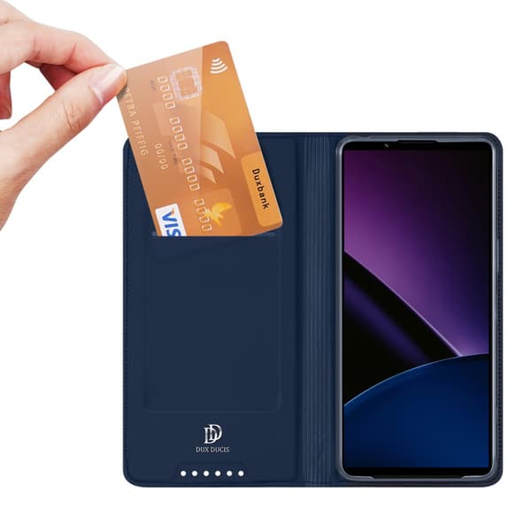 DUX DUCIS Sony Xperia 1 VI Skin Pro Series Flip Cover - Blå