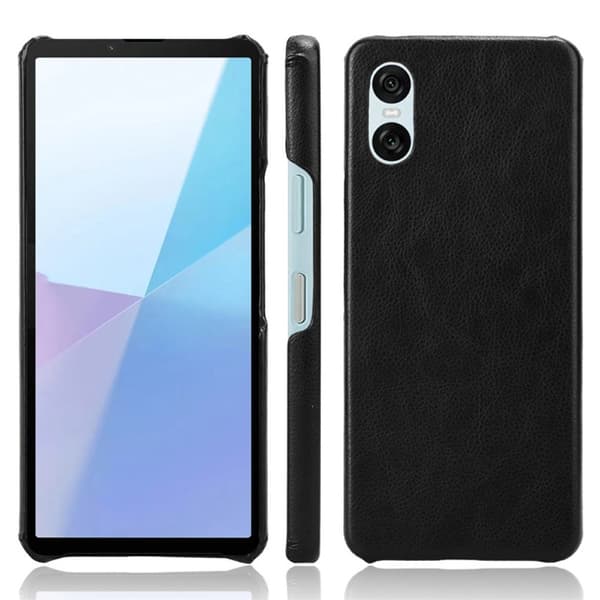 SKALO Sony Xperia 10 VI PU-Läder Skal - Svart