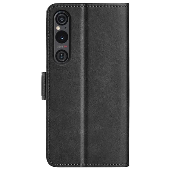 SKALO Sony Xperia 1 VI Premium Korttikotelo Suojakuori - Musta