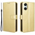 Miniatyrbillede 1 af 6: SKALO Sony Xperia 10 VI Crazy Horse Pungetui PU læder - Guld
