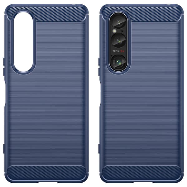 SKALO Sony Xperia 1 VI Armor Carbon Stöttåligt TPU-skal