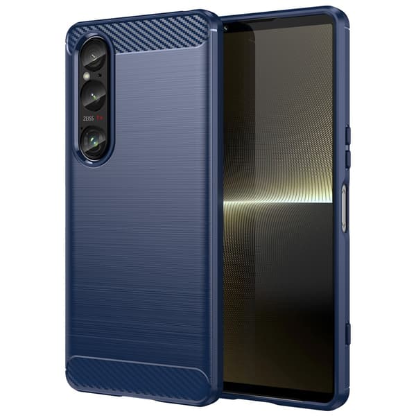 SKALO Sony Xperia 1 VI Armor Carbon Stöttåligt TPU-skal