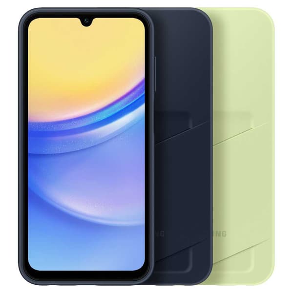 Samsung Galaxy A15-telefonfodral Med Korthållare Durchsichtig