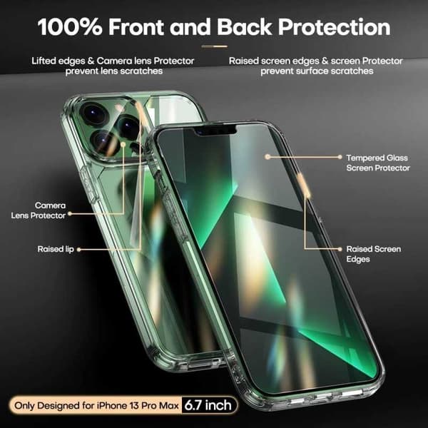 Stöttåligt Skal 3in1 för iPhone 12 / 12 Pro / 12 Pro Max / 12 Mini