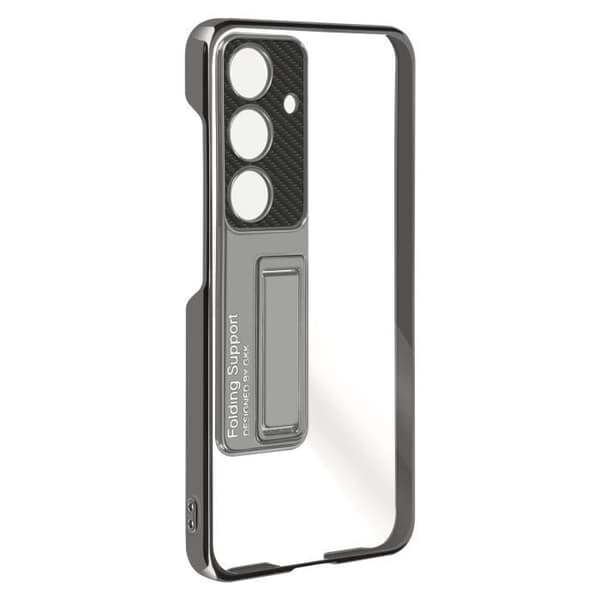Fodral för Samsung S24 Hard Back Soft Contour med Stöd Silver