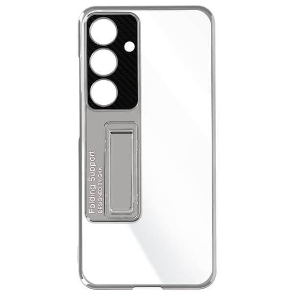 Fodral för Samsung S24 Hard Back Soft Contour med Stöd Silver
