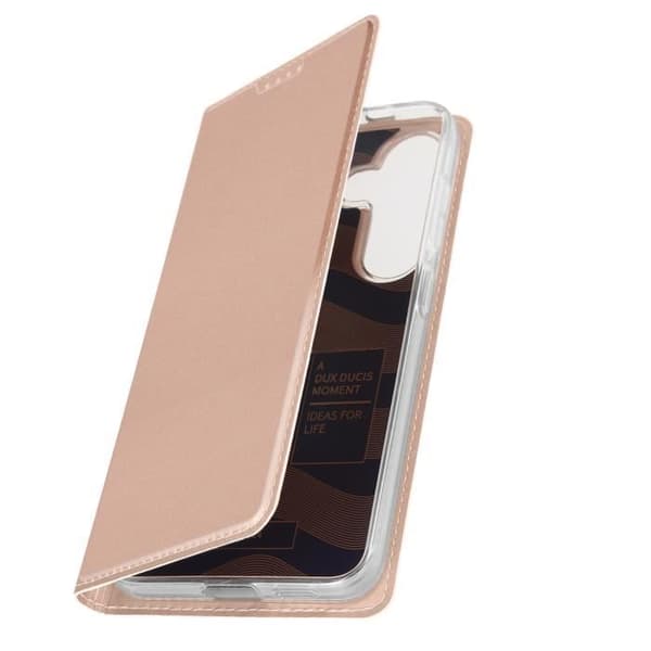 Fodral för Samsung Galaxy S24 Flip-korthållare Support Video Dux Ducis Rose Champagne