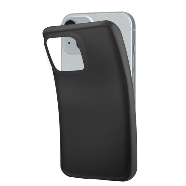 Telefonfodral - MAYAXESS - iPhone 15 - Mjuk silikon - Svart - Rep skydd