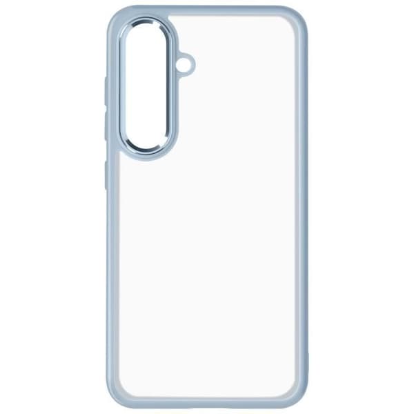 Fodral till Samsung S24 Plus - AVIZAR - Hård rygg mjuk kontur - Blekblå rökt design