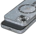 Miniatyrbild 4 av 4: MagSafe Fodral för iPhone 14 Svart Glitter Silikon - AVIZAR - Halvstyvt - Syntet - Blandat
