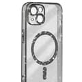Miniatyrbild 2 av 4: MagSafe Fodral för iPhone 14 Svart Glitter Silikon - AVIZAR - Halvstyvt - Syntet - Blandat