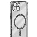 Miniatyrbild 2 av 4: Fodral till iPhone 15 AVIZAR - Svart Glitter Silikon - Stötsäker och anti-repa