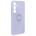 Miniatyrbild 1 av 4: AVIZAR halvstyvt fodral till Samsung Galaxy S24 Plus - Lavendel - Integrerad stödring