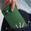 Miniatyrbild 3 av 4: Skal till iPhone 11 - AVIZAR - Matt silikon - Kameraskydd - Mörkgrön