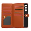 Miniatyrbild 2 av 4: Fodral till Samsung S24 Flower Multi Storage Brun