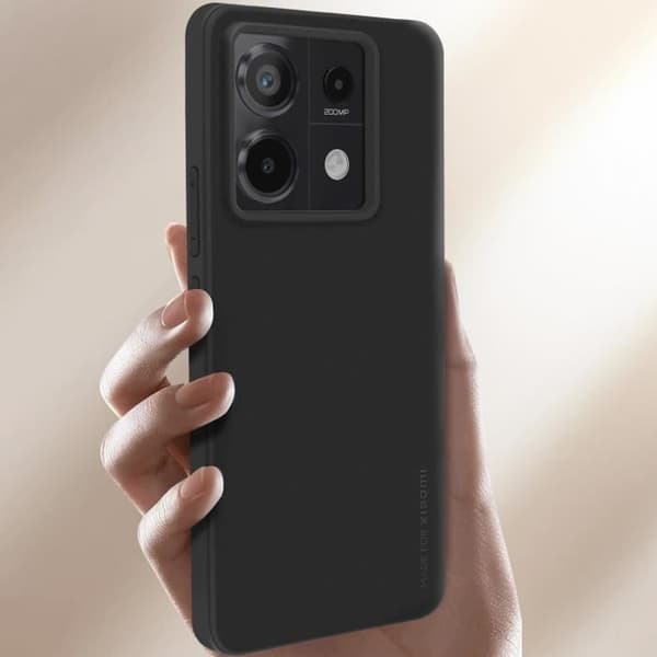 Fodral till Xiaomi Redmi Note 13 Pro 5G - XIAOMI - Silicone Mate Soft Touch - Svart