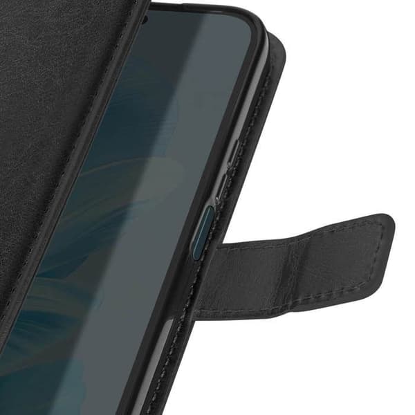 Plånboksfodral till Honor 200 Lite - MAYAXESS - Svart - Funktion för stativ och handledsrem