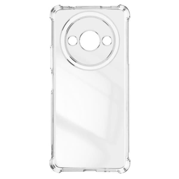 Fodral till Xiaomi Redmi A3 - AVIZAR - Silikonhörn Bumper Stötsäker Transparent