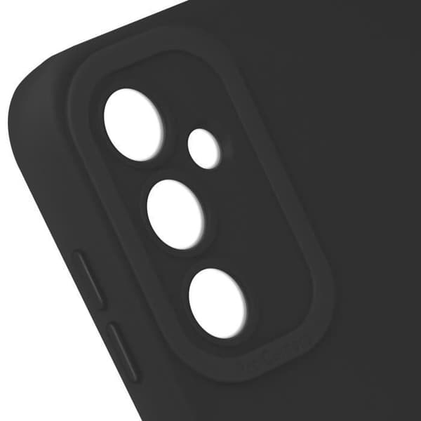 Fodral till Samsung Galaxy A15 Silikon Matt Kameraskydd Svart