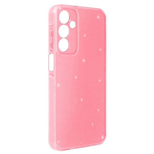 Galaxy A05S silikonfodral - AVIZAR - Glitterdesign - Skyddad kamera - Rosa