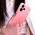 Miniatyrbild 4 av 4: Fodral till Xiaomi Redmi 12 Glitter Silicone Protected Camera Rosa - AVIZAR - Halvstyvt - Syntetiskt - Blandat