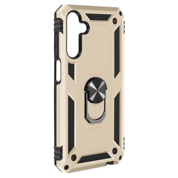 Fodral för Samsung Galaxy A15 5G Hybrid Ring Magnetisk Hållare Guld