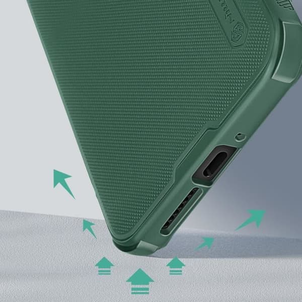 Fodral till Xiaomi 14 Ultra Super Frosted Shield Pro Matte Nillkin Mörkgrön