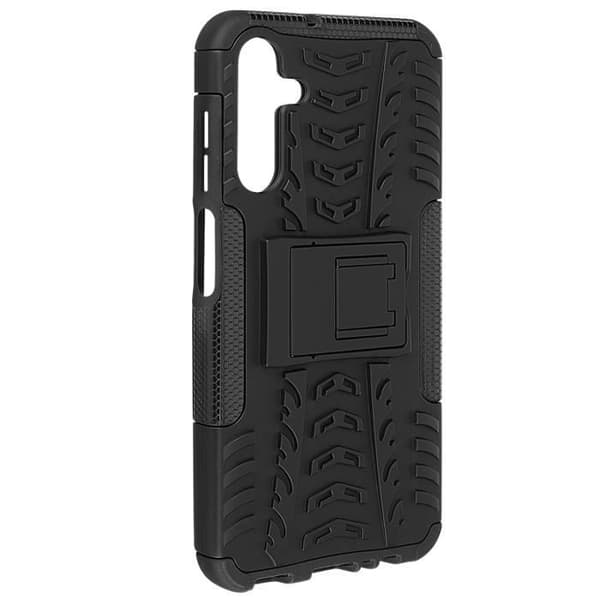 Stötsäkert hårt fodral för Samsung Galaxy A15 5G - AVIZAR - Svart - Stöd för videostöd