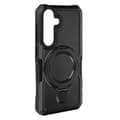 Miniatyrbild 1 av 4: Fodral till Samsung Galaxy S24 - AVIZAR - Svart Stötsäker Bi-Material Support Ring
