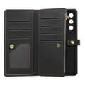 Miniatyrbild 2 av 4: Samsung S24 AVIZAR Fodral - Multi Storage Flower - Svart - RFID - Support