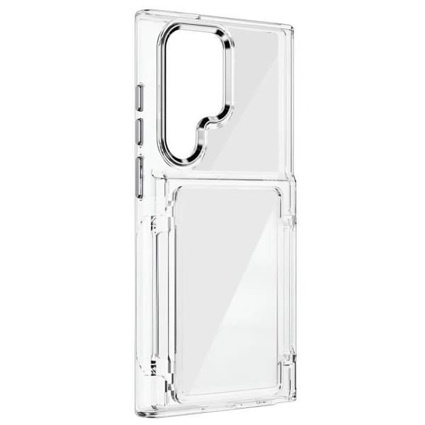 Fodral till Samsung Galaxy S24 Ultra Stötsäkert, styva upphöjda kanter Forcell Transparent
