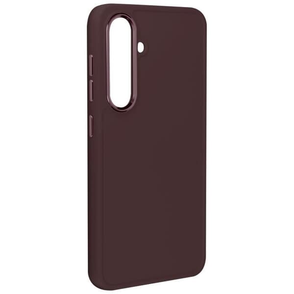 Fodral till Samsung Galaxy S24 Plus Rigid Camera Contour Metallic Burgundy