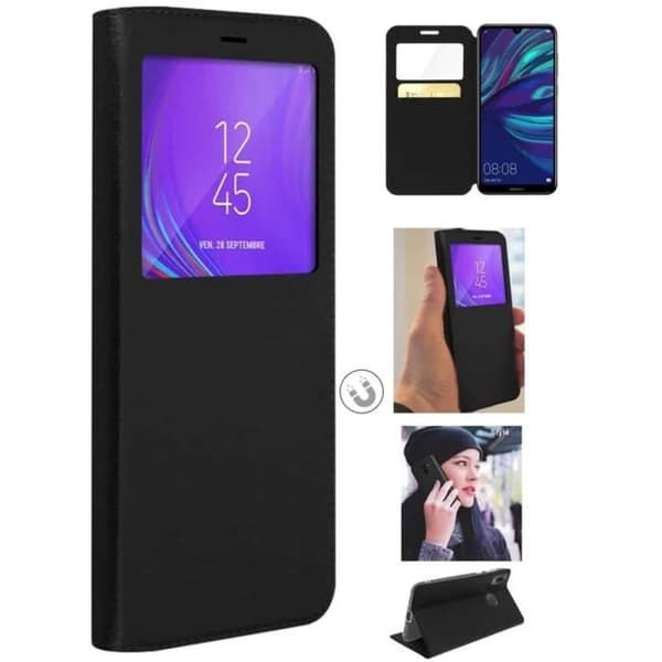 HUAWEI Y7 2019 Fodral Cover - Korthållare