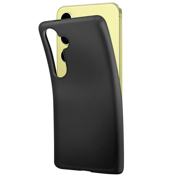 Mobilskal - MAYAXESS - Samsung Galaxy A35 - Mjuk silikon - Svart - Stötabsorberande skydd