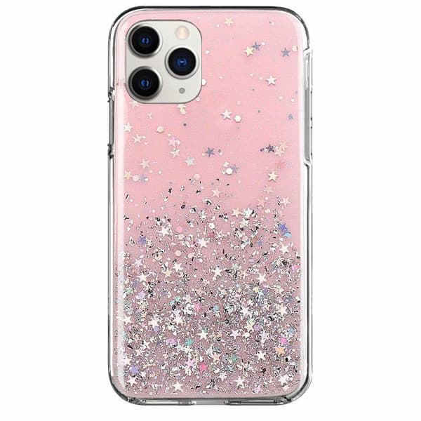 Wozinsky Star Glitter Skal iPhone 12 Pro Max - Rosa