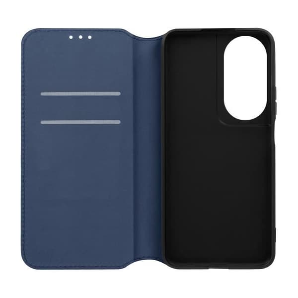 Fodral för Honor 90 Smart Flip-korthållare och videostöd Midnight Blue