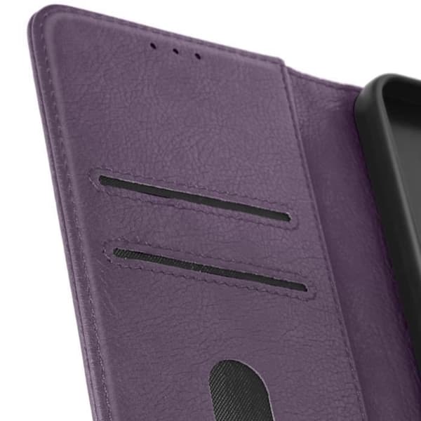 Fodral till Samsung Galaxy A15 - AVIZAR - Chesterfield - Plånbok och videohållare - Lila