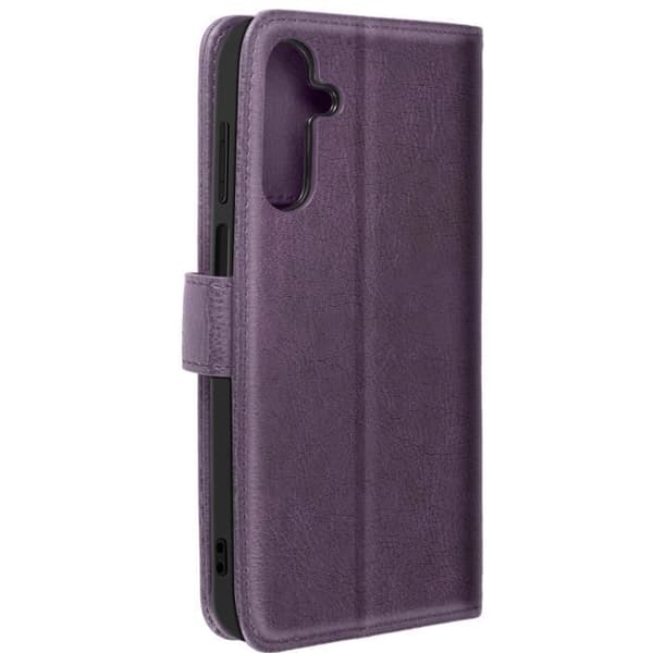 Fodral till Samsung Galaxy A15 - AVIZAR - Chesterfield - Plånbok och videohållare - Lila