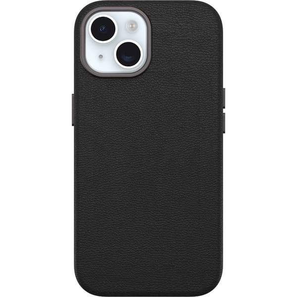 Otterbox iPhone 13/iPhone 14/iPhone 15 Skal Symmetry Cactus Leather MagSafe Noir Ash