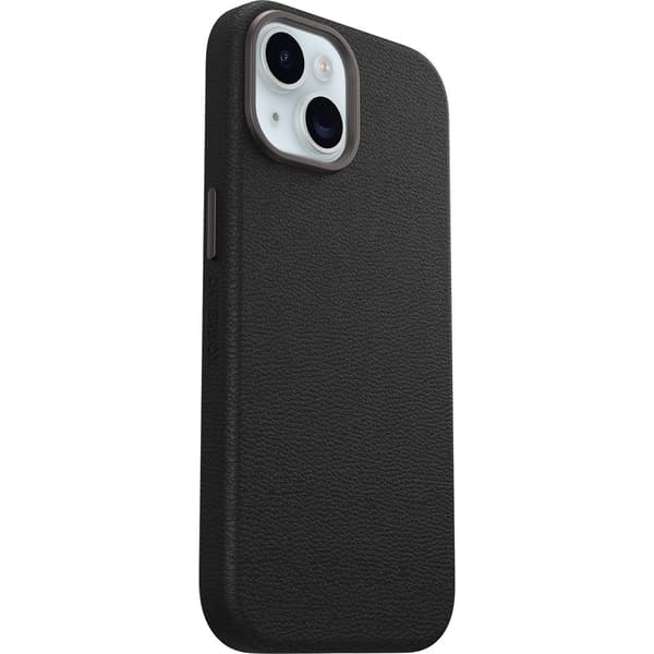 Otterbox iPhone 13/iPhone 14/iPhone 15 Skal Symmetry Cactus Leather MagSafe Noir Ash
