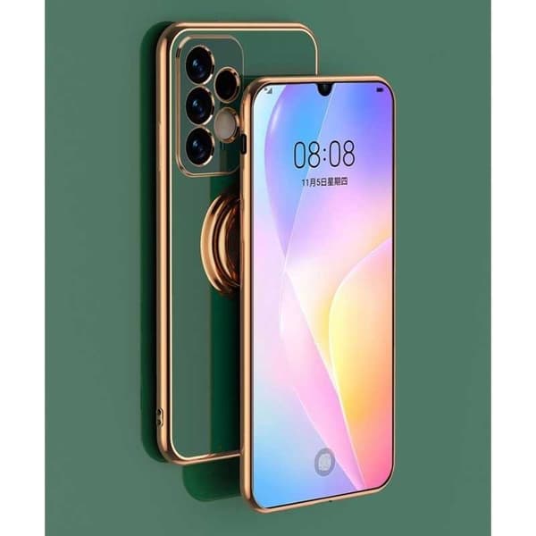 Samsung A32 5G Tyylikäs ja iskunkestävä kotelo, jossa Flawless® -rengaspidike