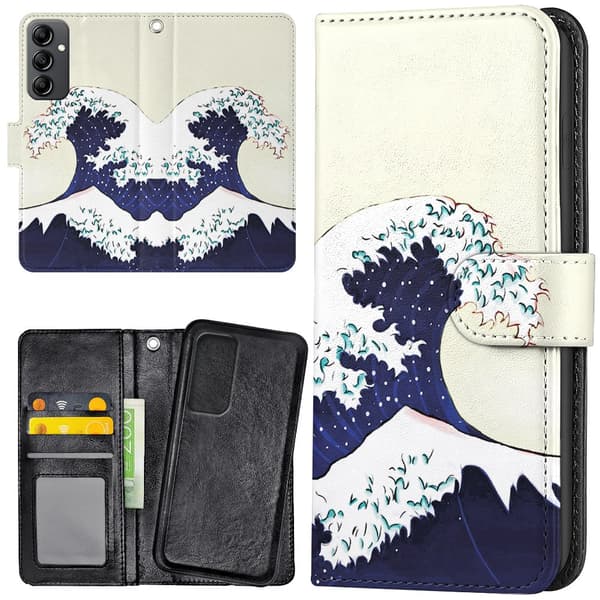Samsung Galaxy A15 - Mobilcover/Etui Cover Flodbølge
