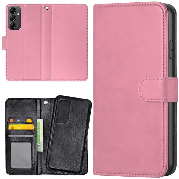 Samsung Galaxy A15 - Mobilcover/Etui Cover Lysrosa