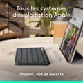 Miniatyrbillede 5 af 6: Keyboardtaske til iPad + Logitech Keys-to-Go 2
