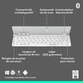 Miniatyrbillede 6 af 6: Keyboardtaske til iPad + Logitech Keys-to-Go 2