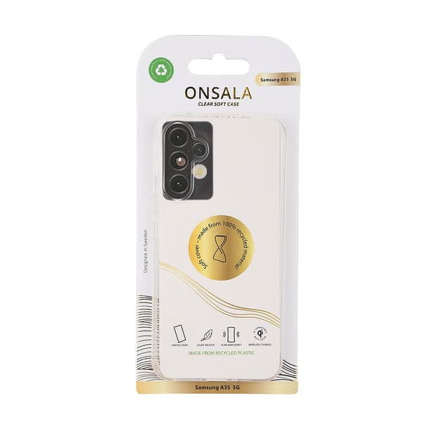 Onsala Samsung Galaxy A35 Deksel Resirkulert TPU Transparent