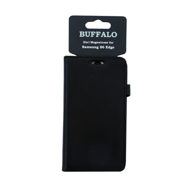 Buffalo Samsung Galaxy S6 Edge Etui 2in1 Magnet Case Svart